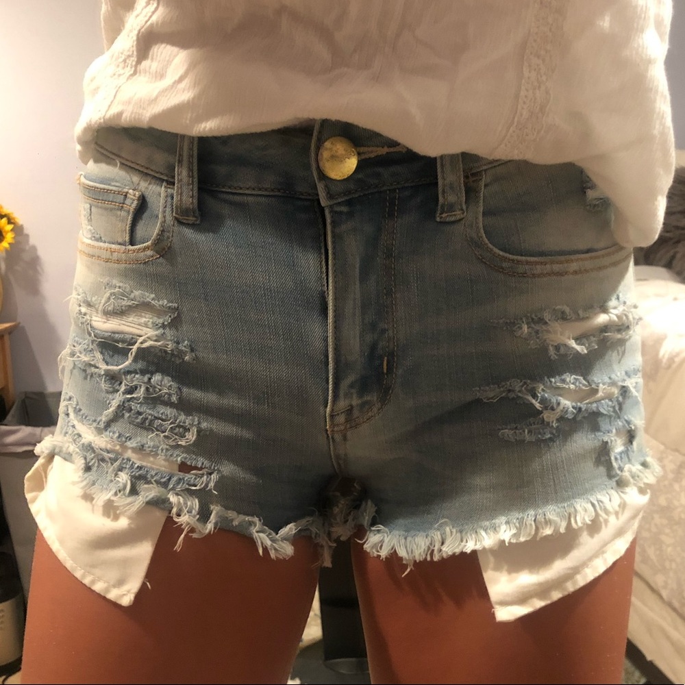 American Eagle Hi-rise  Denim Shorts